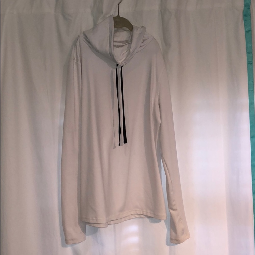 White sportswear sweatshirt